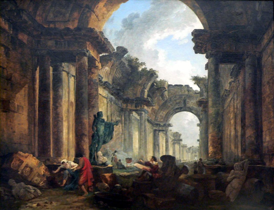 Hubert Robert Louvre en ruine