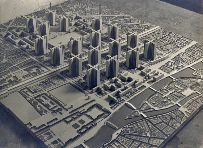 Le Corbusier Maquette du Plan Voisin pour Paris